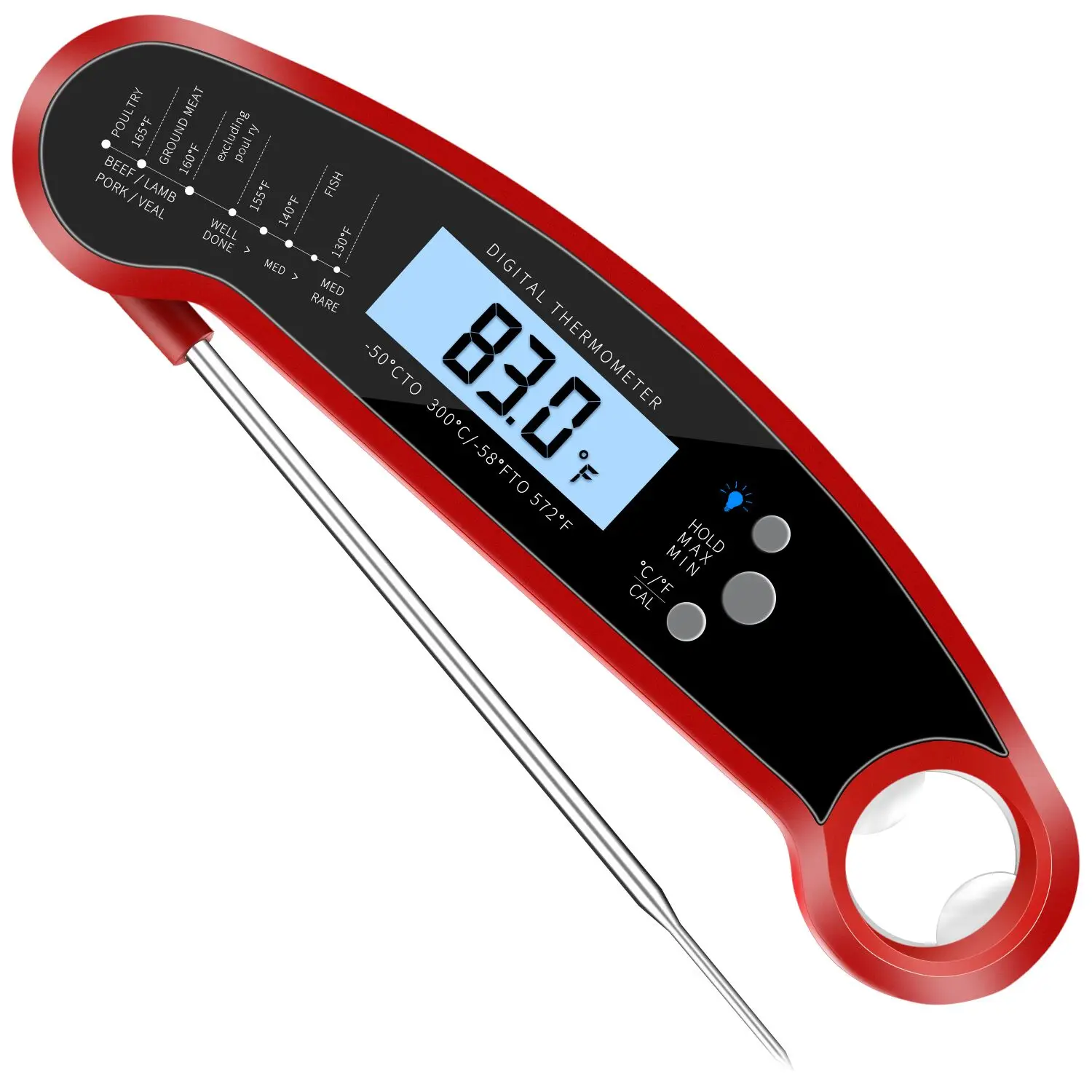 Термометр. Waterproof Digital Thermometer. Профессиональный цифровой Bluetooth термометр для термообработки. BBQ Thermometer kt101. Digital instant read Thermometer.