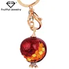 High-grade Metal Keychain Charm Bag Pendant Personality Key Pendant Fashionable Key Chains Cute Pomegranate Fruit Key Ring
