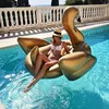 Inflatable Water Swan Giant Inflatable Golden Swan Pool Floats cheap swan pool float
