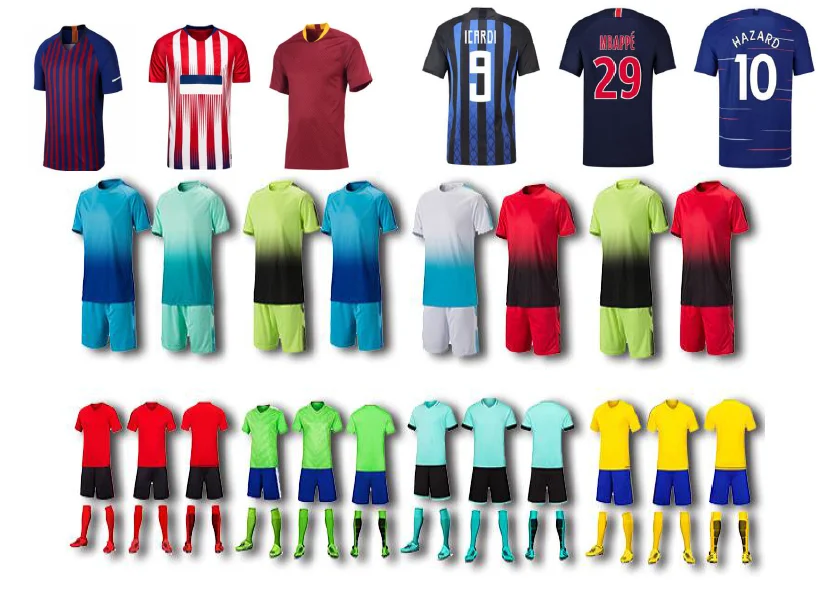 Custom Adult And Youth Soccer Shirts Sublimated Green And White Hooped