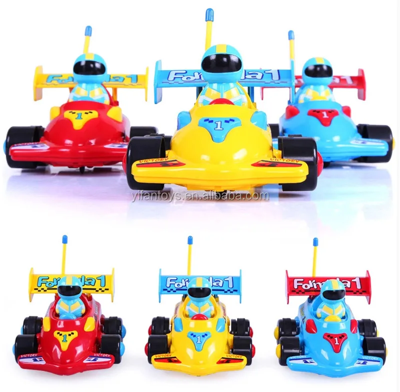 Remote & Radio Control 2Ch Cartoon F1 Racing Car Music & Light & Sound Toy USA 