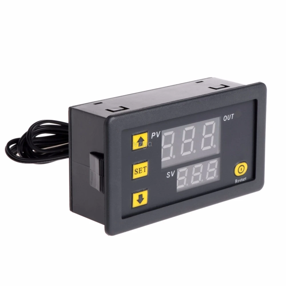 Termómetro digital para el hogar con interruptor de termostato AC110-220 V con sensor