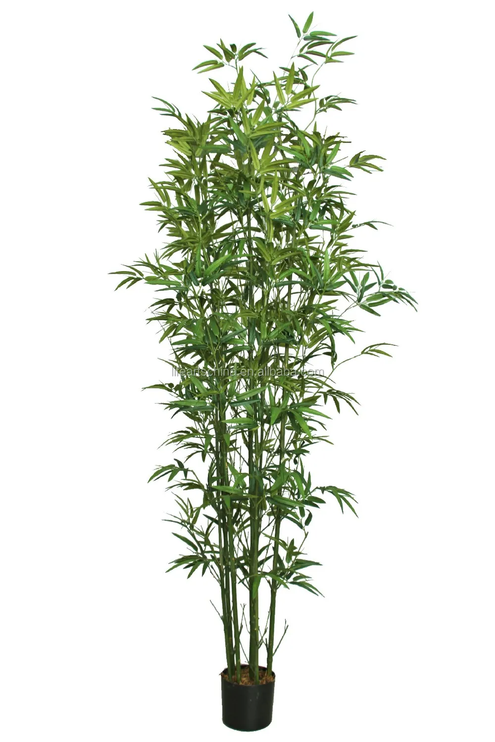 Wholesale Artificial Tree 95cm Mini Bamboo Tree Real Touch Leaves 7