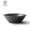 Porcelain tableware factory supplies ceramics Short feet flat bowl