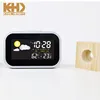 KH-CL007 KING HEIGHT Manufacturer Supply LCD Table Alarm Clocks Smart Multifunction Weather Station Clock
