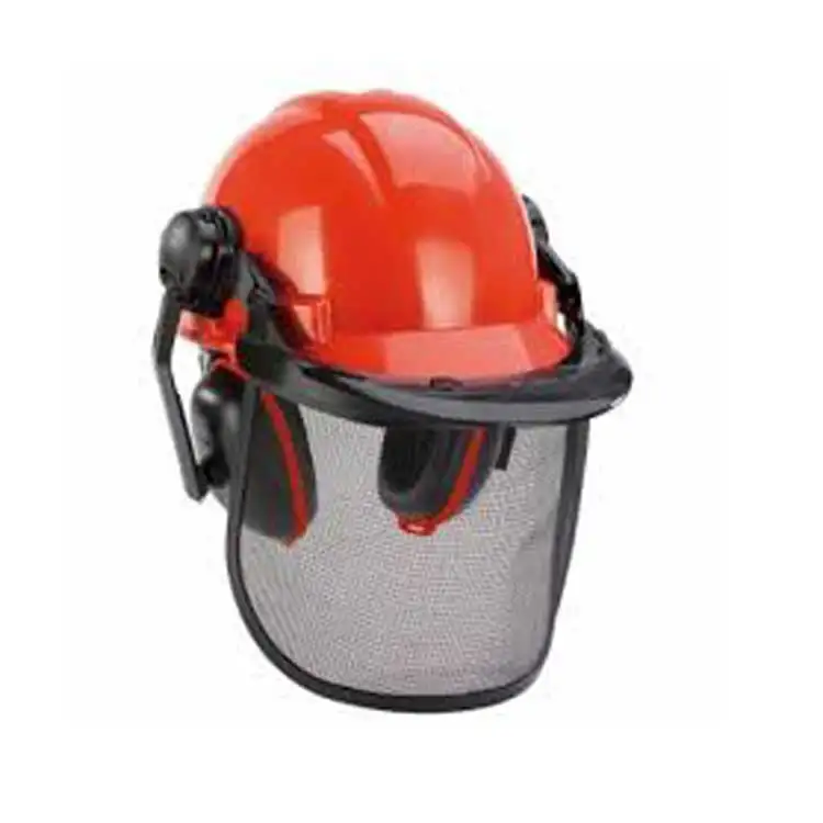 Standard And Durable Safety Helmet With Visor / Safety Helmet Parts