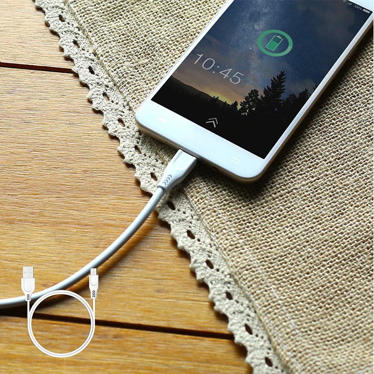 Hot Sale 1.2M Fast Charging Data Cable Round TPE USB Cable For iPhone & Micro & Type-C