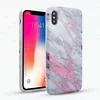 for iphone marble phone case; new pink chrome marble phone case for iphone x 6 7 8 plus
