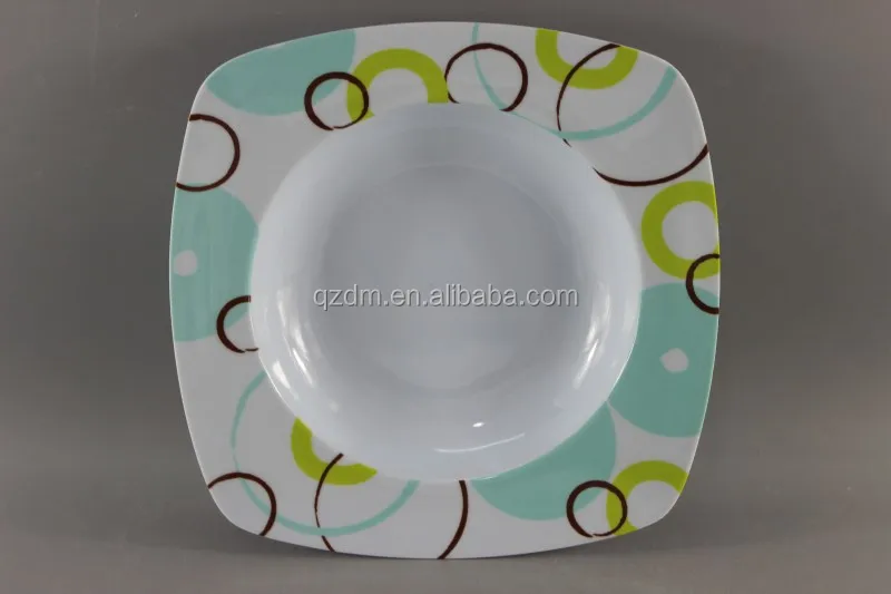 8inch Melamine Square suop plate