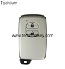 top quality smart gray 2 button smart remote key shell with blade for toy