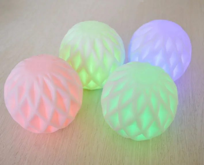 Light Up Ball Shape Toys For Kids,Custom Make Plastic Electronics Led