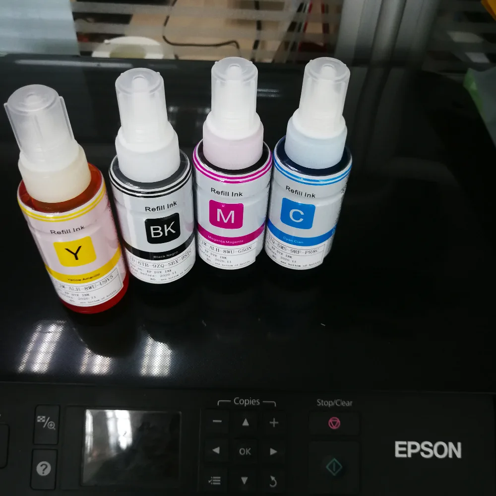 Compatible Epson 664 CMYK Multipack High Capacity Ink Bottles (T6641 /  T6642 / T6643 / T6644)