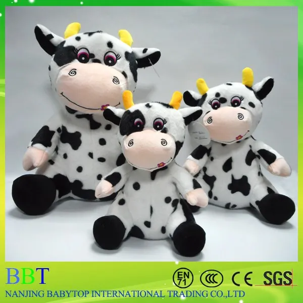 pink cow plush toy