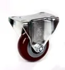 Elastic caster with iron core , hooded ball roller
