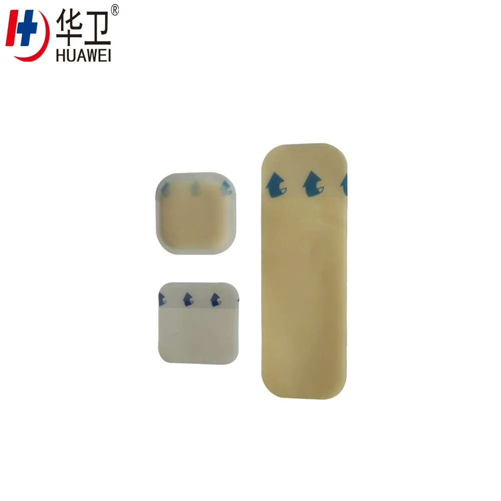 Medical consumables 5*15 cm Advanced Hydrocolloid wound patch with thin border