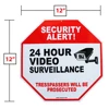 Reflective Aluminum Plate Traffic Sign Board,24 Hour Video Surveillance Camera Sign