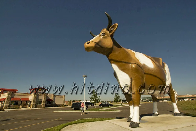 life size resin cow