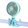 Amazon hot item Octopus 3 Speed Desk Mini Fan USB Rechargeable Handheld Fan Entangle Baby Stroller Fan