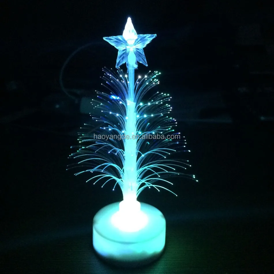 Kunstmatige Mini Tafel Led-verlichting Glasvezel Kerstboom Kleine ... Kunstmatige Mini Tafel Led-verlichting Glasvezel Kerstboom Kleine ...