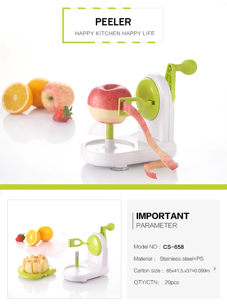 rotary apple peeler