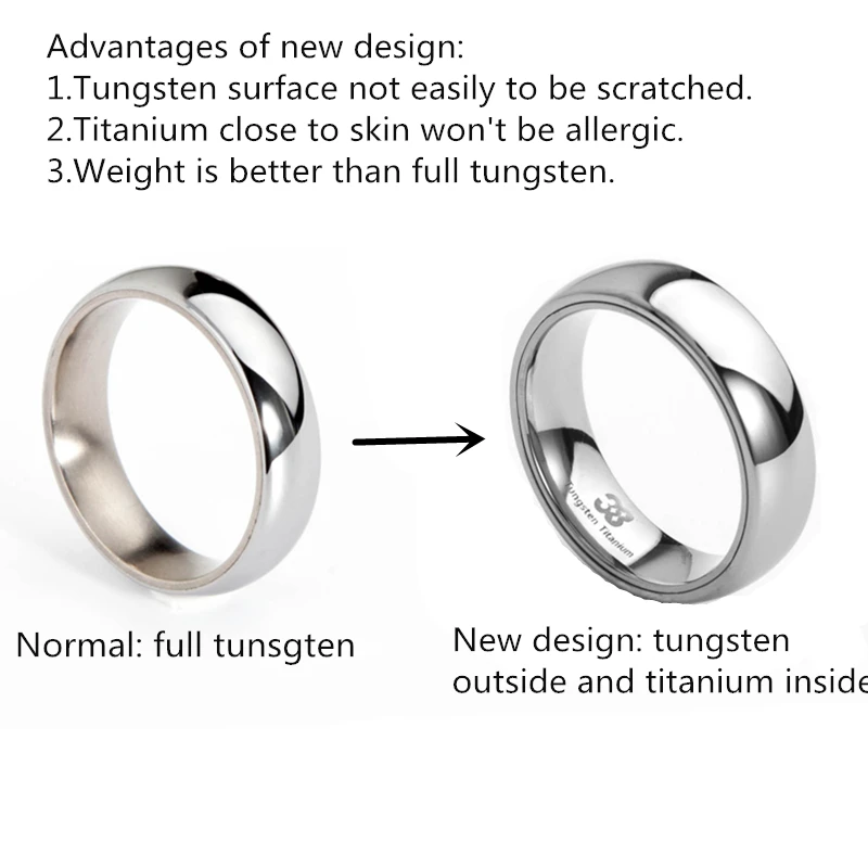 Hot Selling Stainless Steel Ring Jewelry Bio Magnetic Healthy Couple ...