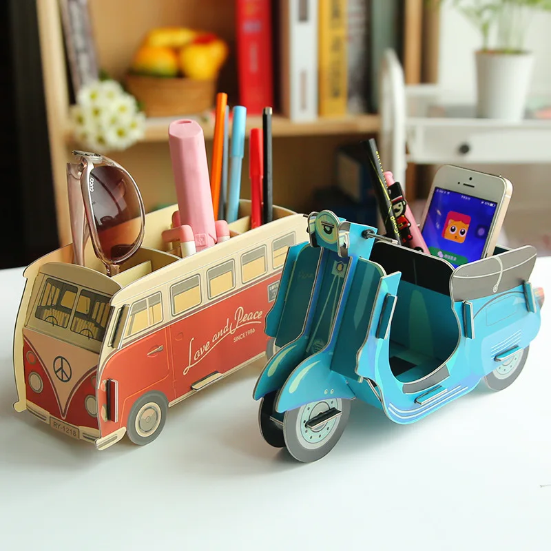 Wholesale Diy Handmade Decorative Fancy Pen Holder Desk Organizer