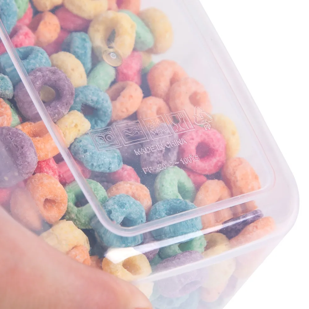 Christmas Plastic 4 Pieces Food Storage Containers Airtight With Lids