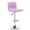 Pink Low Back Height Adjustable Bar Stool, Bar Furniture, Commercial Furniture