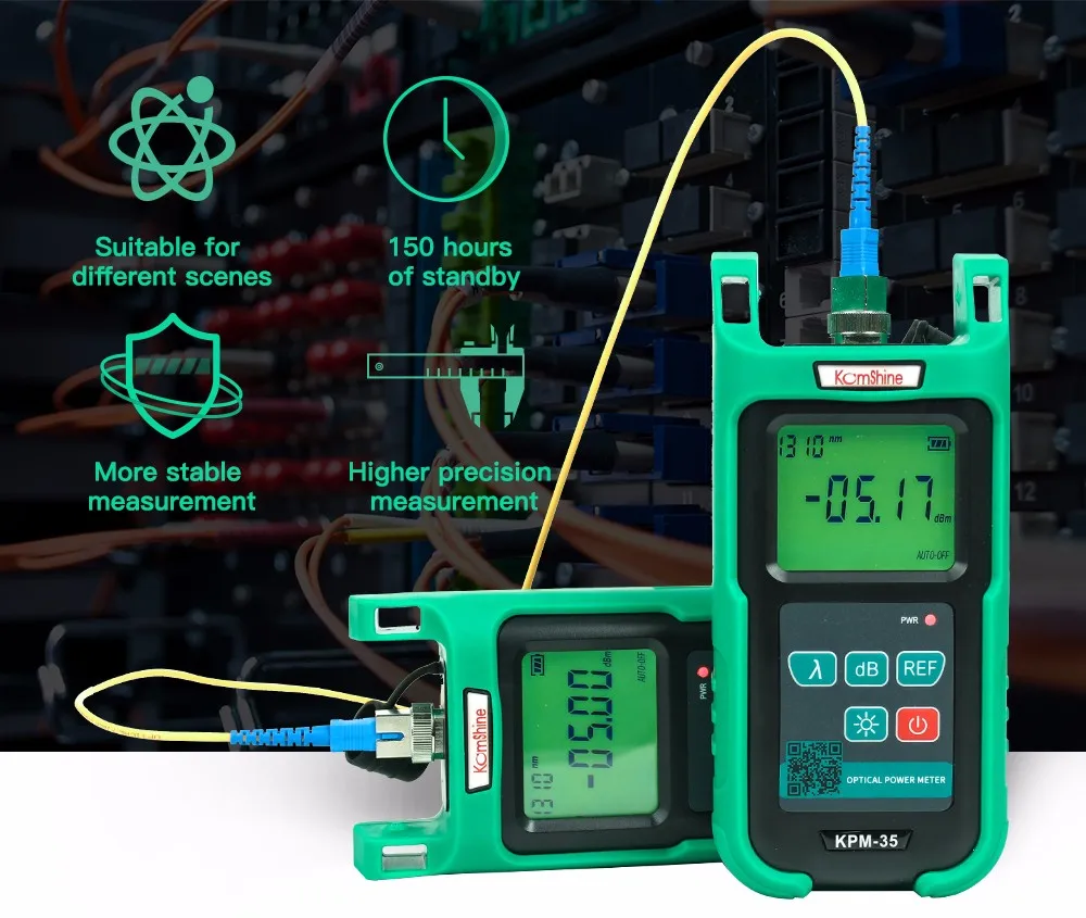 FTTH FTTX Optic fiber laser source KLS-35-S hand-held type fiber cable test tools w/SC+FC connector used with Power Meter