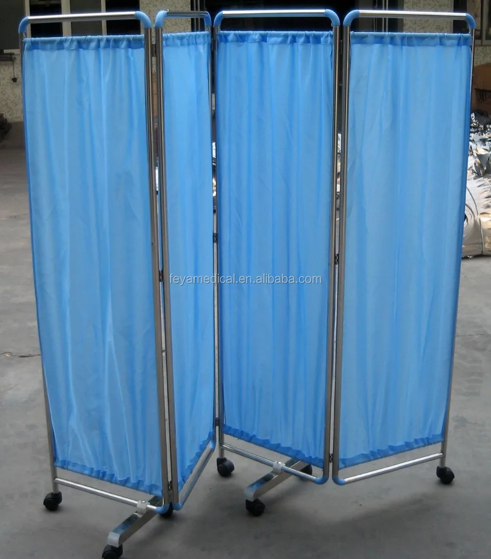 Fyd107287 Stainless Steel Hospital Use Medical Folding Screen Room