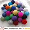 100% wool colorful handmade felt ball for Christmas decoration