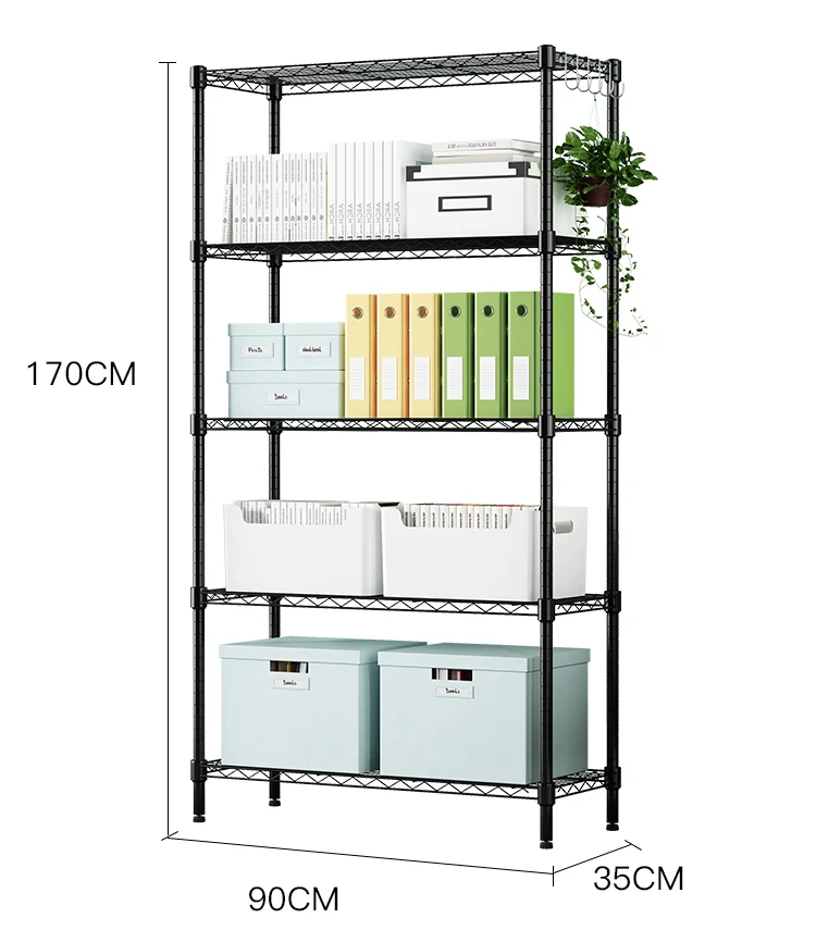 Wholesale Living Home Metal Mesh Basket Shelf Wire Rack Shelving Buy