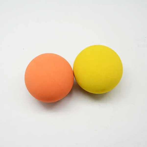 63mm/60mm/57mm Low Bounce Rubber Ball With Customized Logo For Game ...