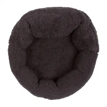 large fluffy dog bed