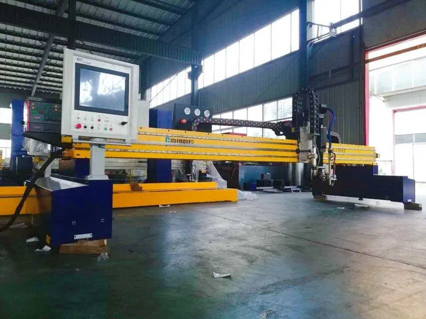 low cost cnc gantry flame / plasma sheet cutting machine