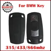 Free shipping for bmw remote key 3 button For BMW Remote Key 868MHZ for BMW 3 5series X1 X6 Z4 315/433mhz with factory price