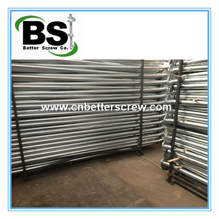 Round Tubular Helical Anchor for Basement Foundation