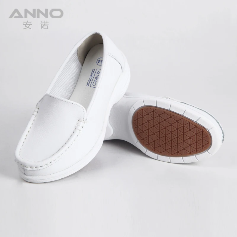Wholesale White Leather Wedge High Heel Hot Sexy Nurse Shoes For ...