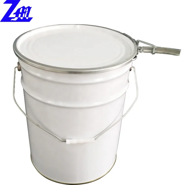 large tin buckets