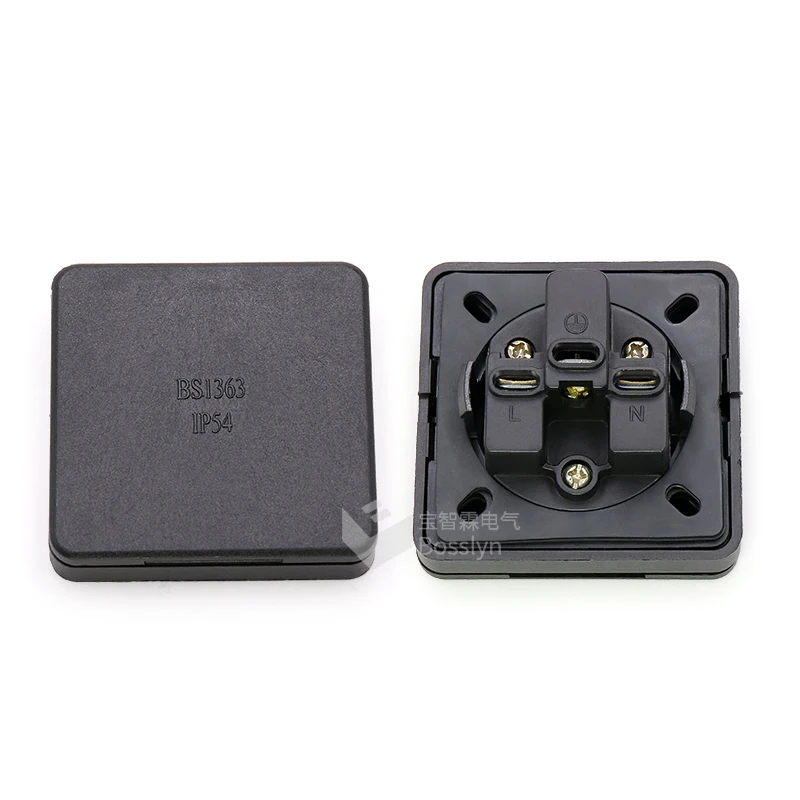 Bsi 13a Uk Socket Plug Outdoor Power Wall Socket Switch Damp Proof