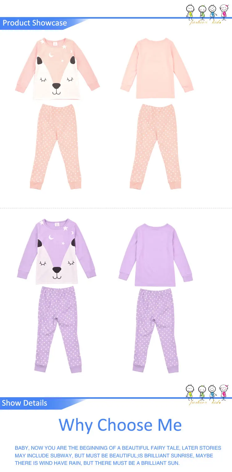2-7 Years Girls Nighty Sleepwear Wholesale 2017 New Arrival Kids Spring Clothes.jpg