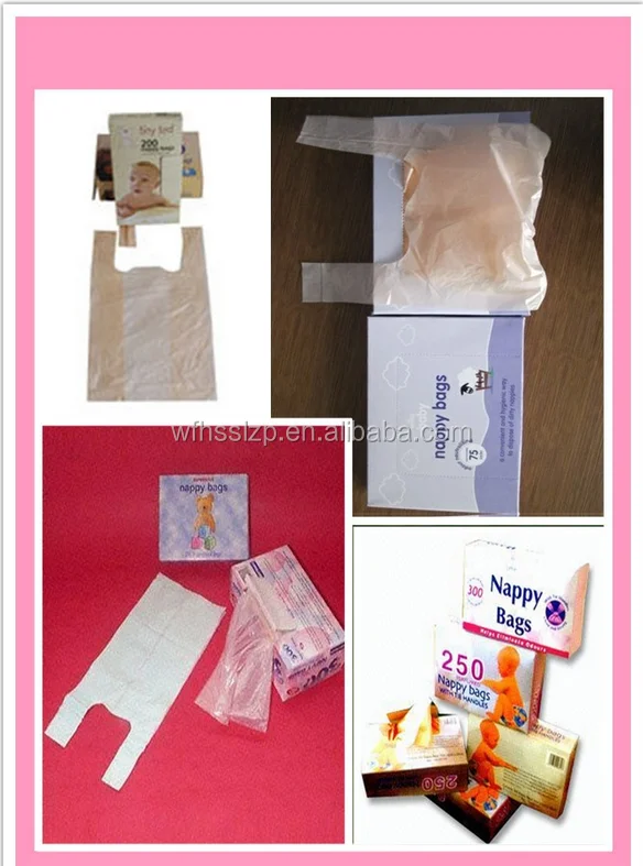 Hdpe Disposable Plastic Baby Nappy Bag Buy Nappy Bags,Baby Nappy Bag