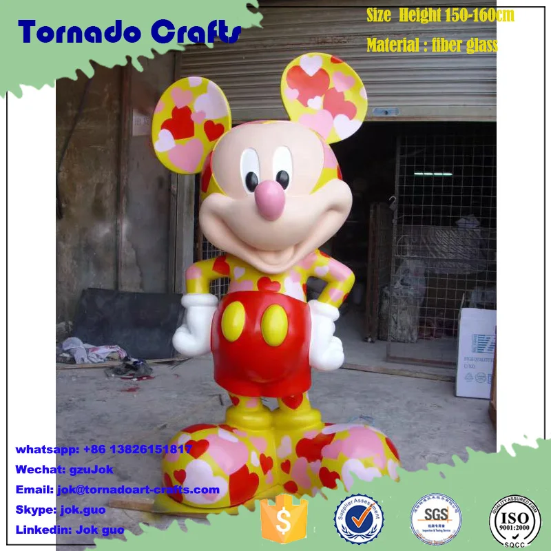 import and export Guangzhou factory mickey mouse statue wholesale