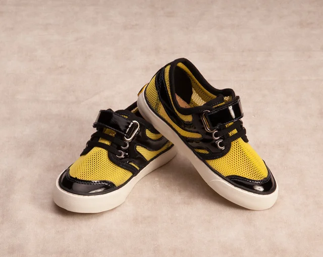 fc1639 children running shiny shoes spring summer casual