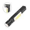 2019 New Design Rechargeable Emergency 5modes 400Lm Multifunction Flashlight Cob Work Light with magnet and Clip