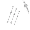 The devil fork nipple stretching tongue ring jewelry piercing Barbell