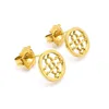 Wholesale silver earring stud 316L stainless steel earrings woman