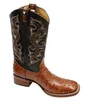 China top quality fashion American cowboy boots alligator, western boots and logger boots golden manufacturer SA-CB033