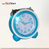 Ball Shape Kids Digital Analog Alarm Clock Large Hands Light Silent Clock Mechanism