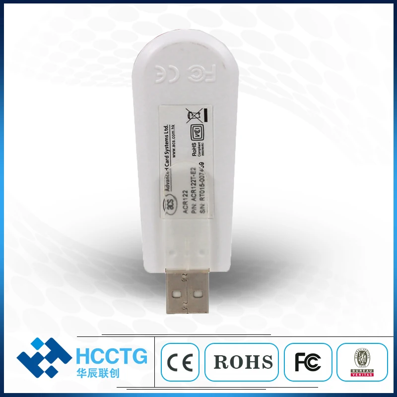 MI FARE 13.56mhz ISO14443 Contactless USB NFC Card Reader ACR122T